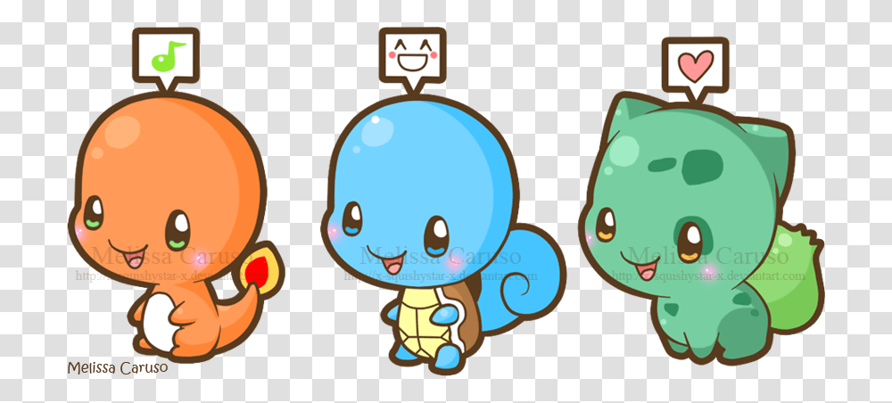 Chibi Squirtle Bulbasaur Charmander, Outdoors Transparent Png