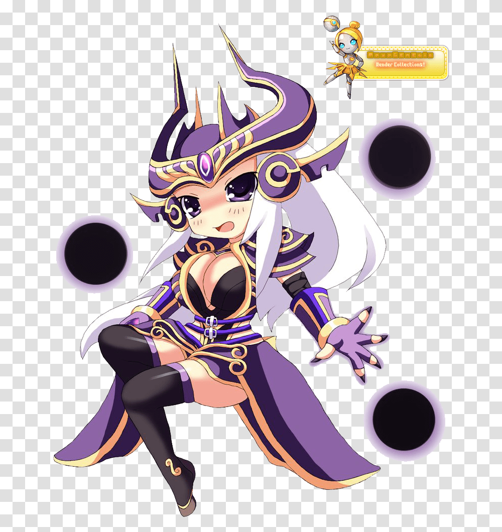 Chibi Syndra Syndra League Of Legends Chibi, Person, Human, Performer, Carnival Transparent Png