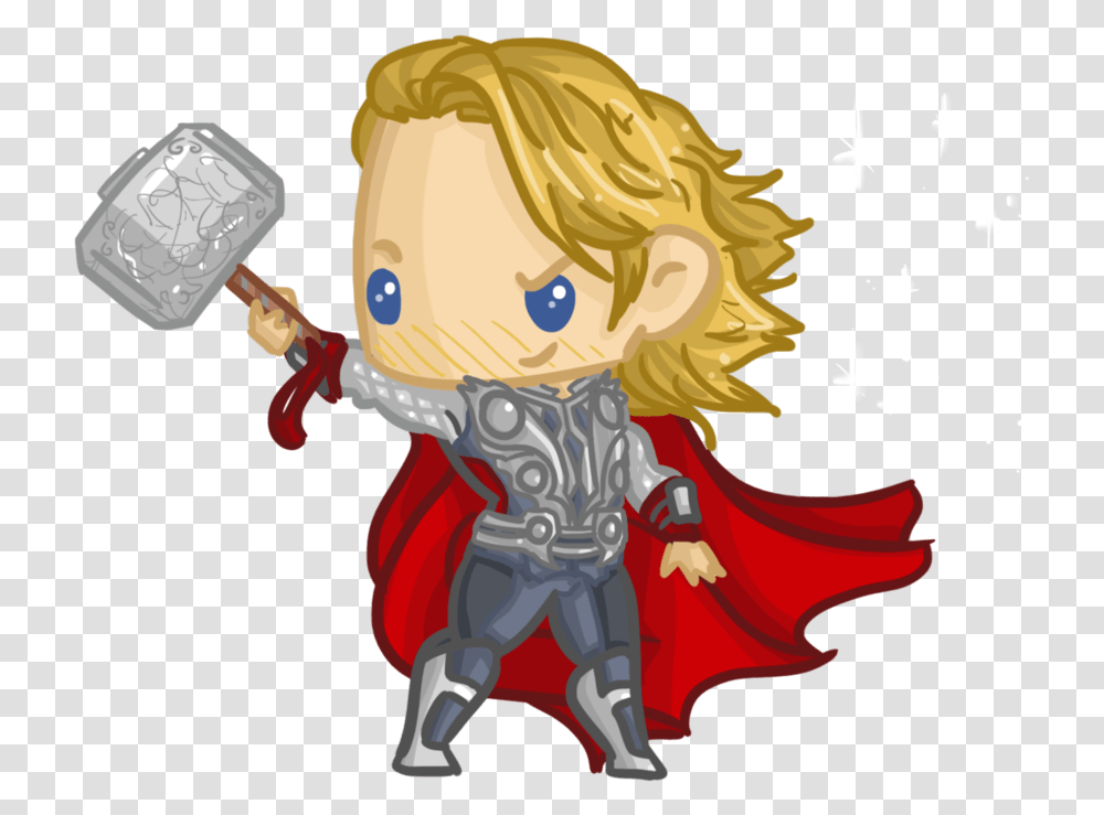 Chibi Thor Pictures And Ideas On Stem Education Caucus Thor Cartoon, Toy, Outdoors, Person, Human Transparent Png
