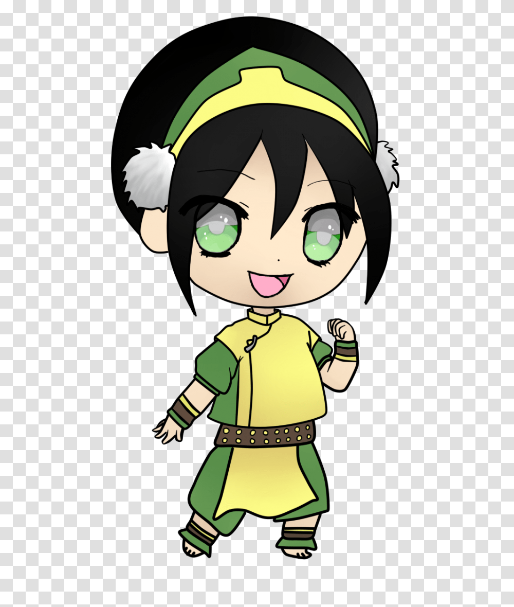 Chibi Toph Beifong By Doodle Dream, Green, Person, Elf, Photography Transparent Png