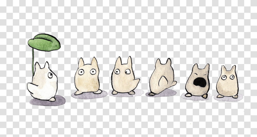 Chibi Totoro By Dragon Flame13 D4rs1ox Studio Ghibli Little Totoro, Cat, Mammal, Animal Transparent Png