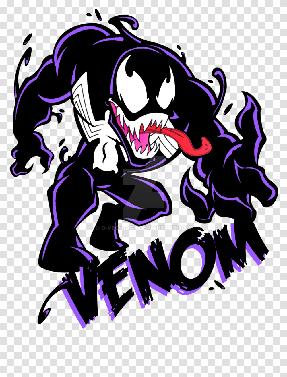 Chibi Venom, Poster, Advertisement, Label Transparent Png