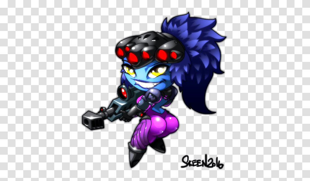 Chibi Widowmaker, Toy, Label Transparent Png