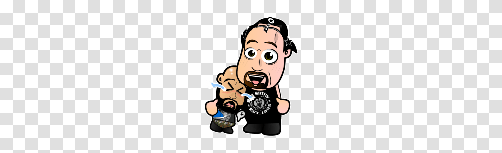 Chibi Wrestlers T Shirts Chibi Punk Ses And Big Show, Face, Video Gaming Transparent Png