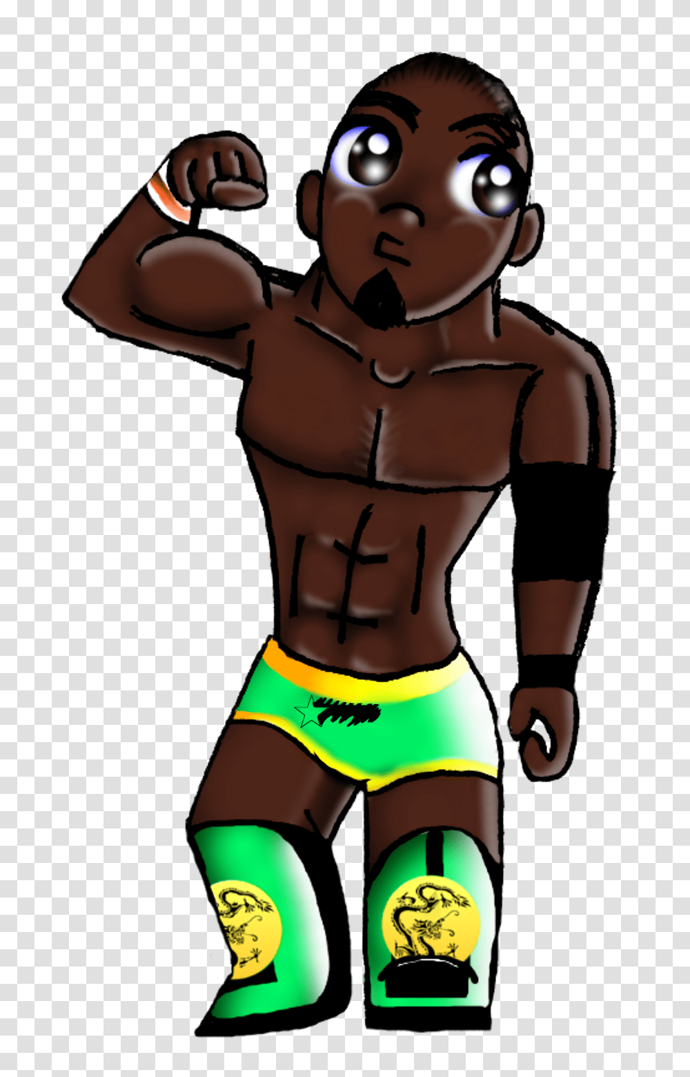 Chibi Wrestlurz, Person, Underwear, Back Transparent Png