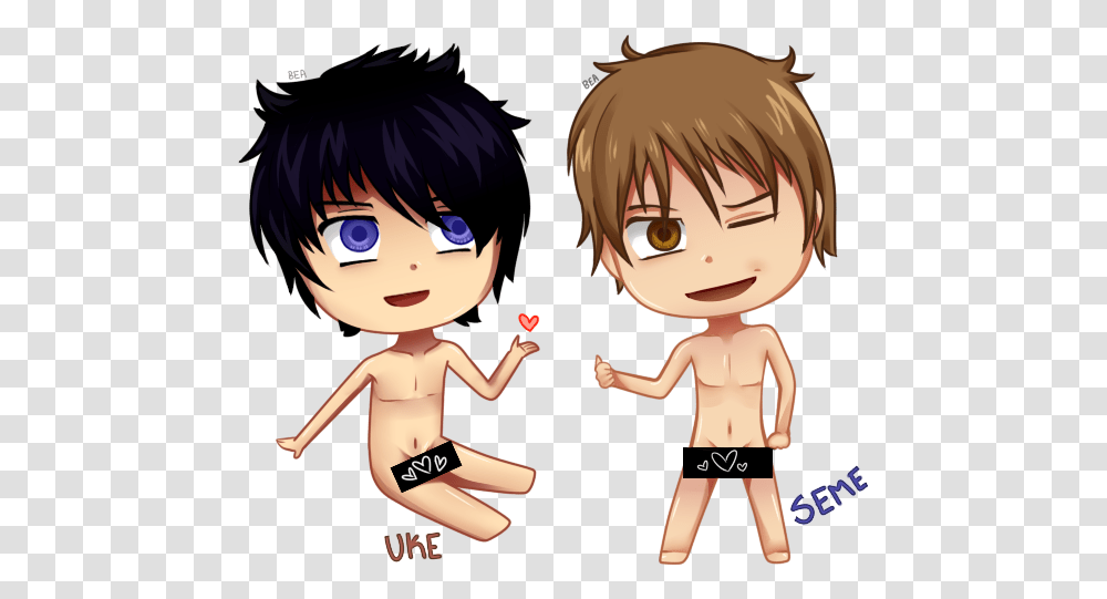Chibi Yaoi Couple By Naikoh Cute Anime Gay Couples, Person, Doll, Female, Girl Transparent Png