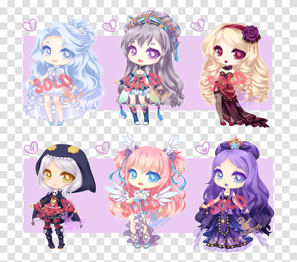 Chibis For Sale Oc, Doll, Toy, Comics, Book Transparent Png