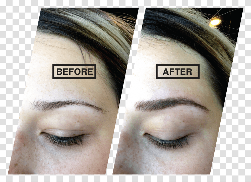 Chic Lash Microblading For 550 Microblading Eyebrows Over Time, Face, Person, Human, Skin Transparent Png