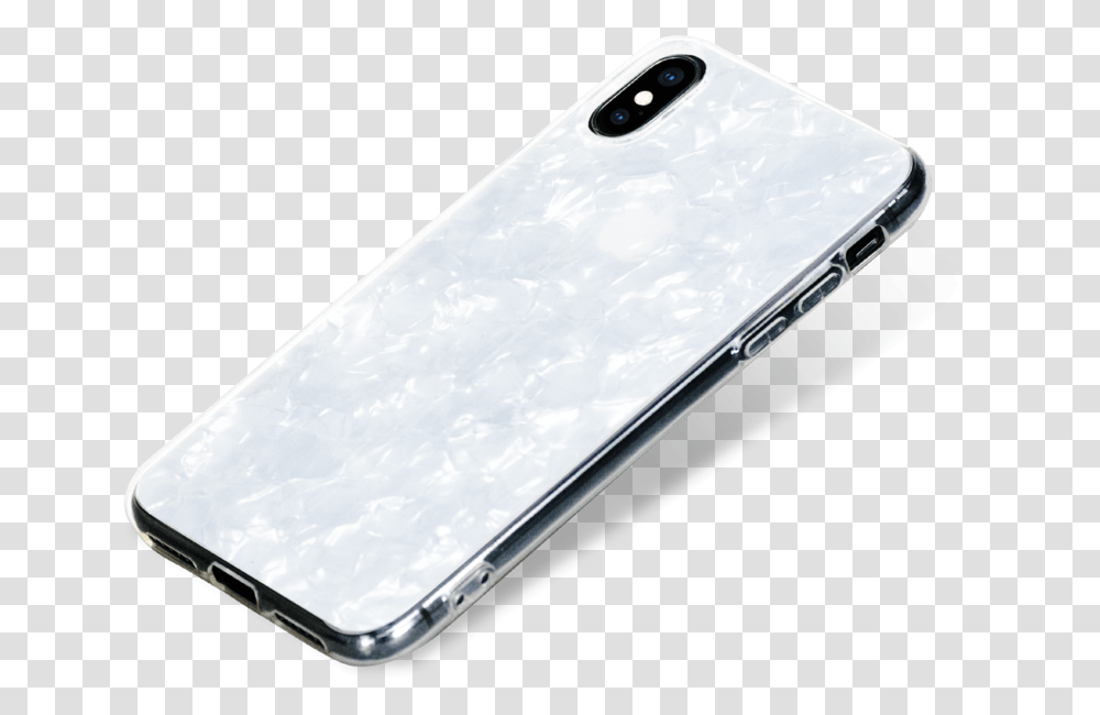 Chic Pearl White With Shimmering Effect Double Layered Iphone Xs, Mobile Phone, Electronics, Cell Phone Transparent Png