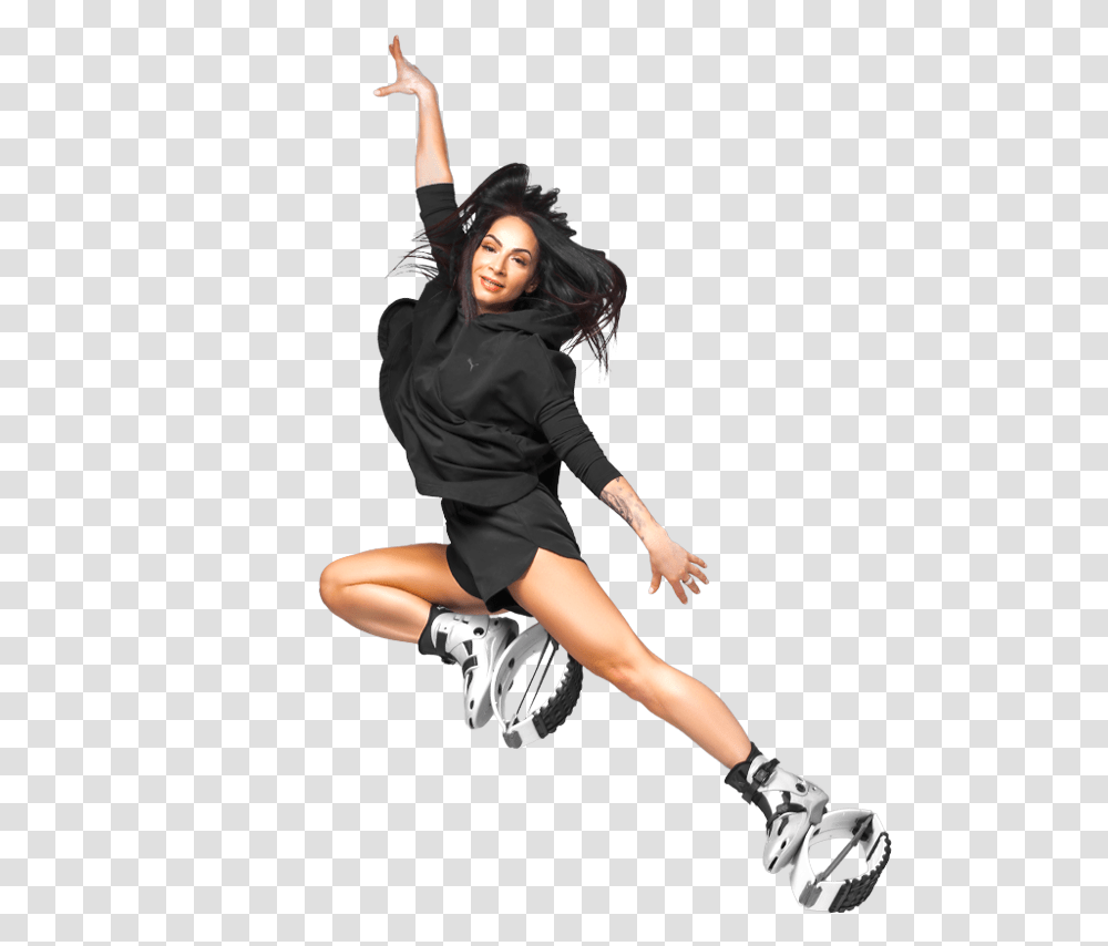 Chica Saltando Kangoo Jumps, Footwear, Shoe, Person Transparent Png