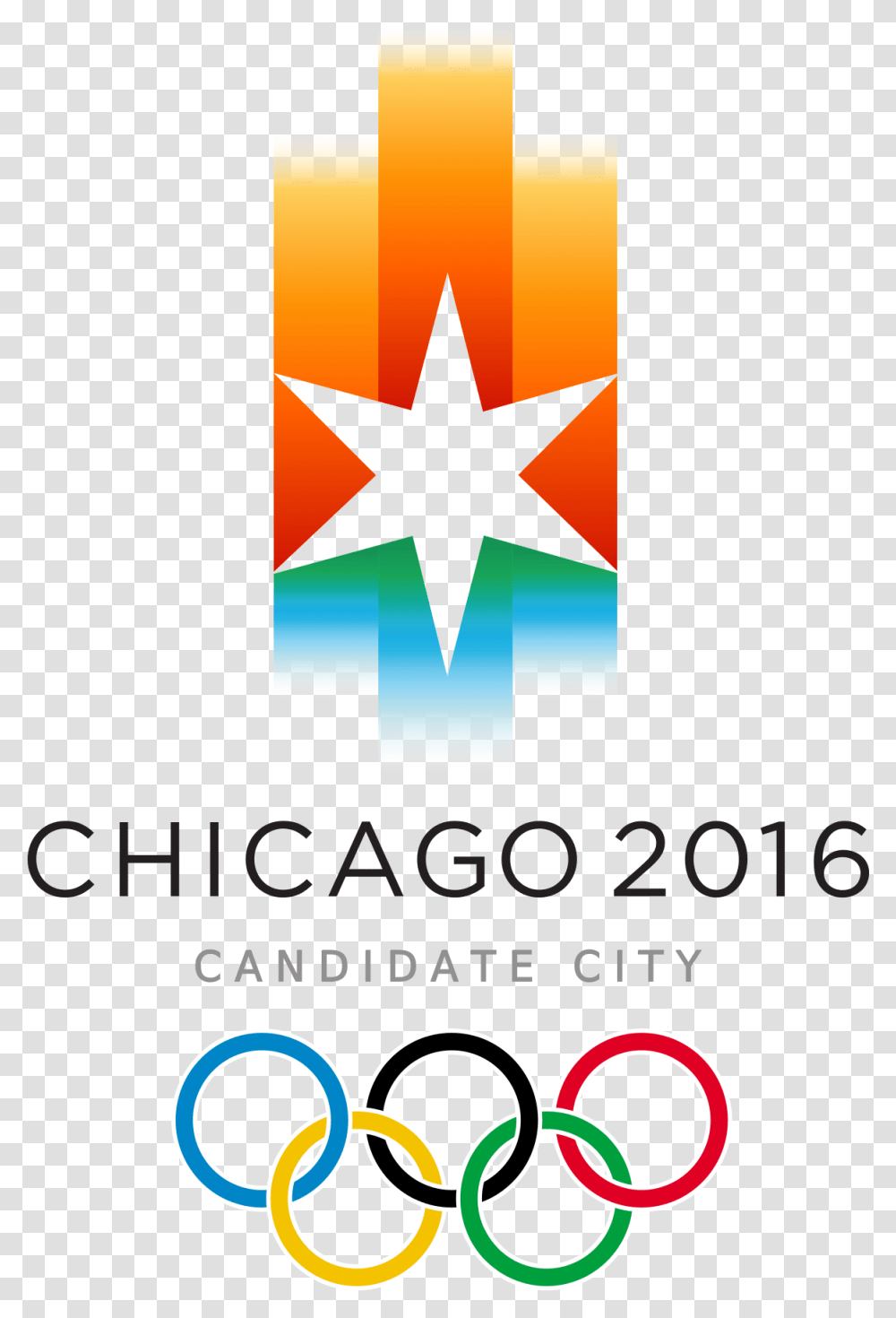 Chicago 2016 Candidate City, Star Symbol, Poster Transparent Png
