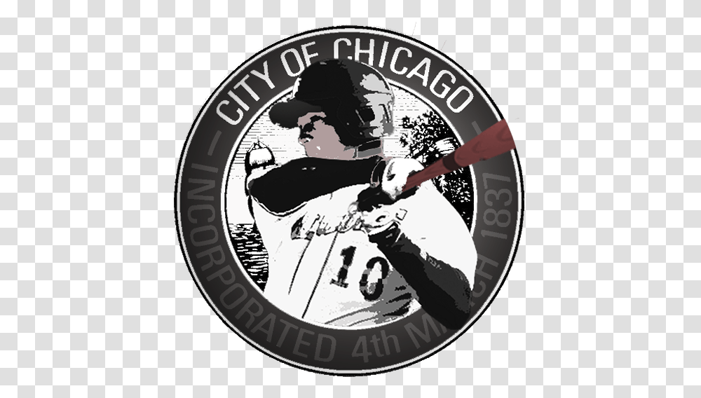 Chicago Baseball White Sox Circle, Person, Symbol, Logo, Label Transparent Png