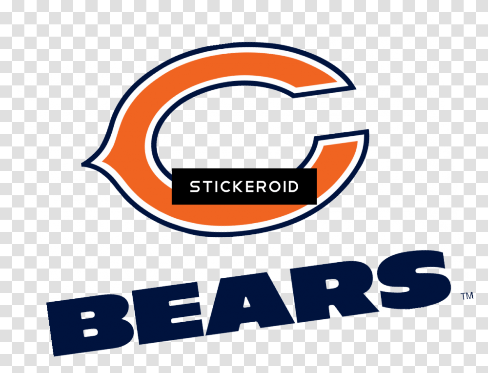 Chicago Bears American Football Team Chicago Bears, Label, Text, Logo, Symbol Transparent Png