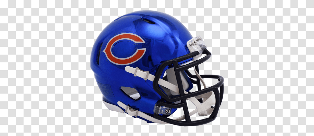 Chicago Bears Chrome Mini Speed Replica American Football Team Helmets, Clothing, Apparel, Football Helmet, Team Sport Transparent Png