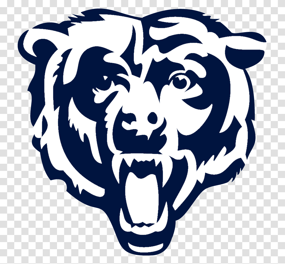 Chicago Bears Head Logo, Trademark, Stencil, Cow Transparent Png