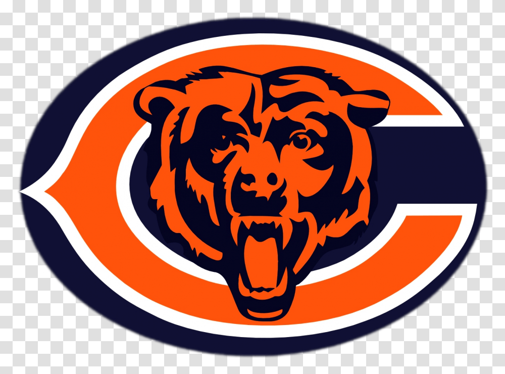 Chicago Bears Logo Logo Chicago Bears, Trademark, Label Transparent Png