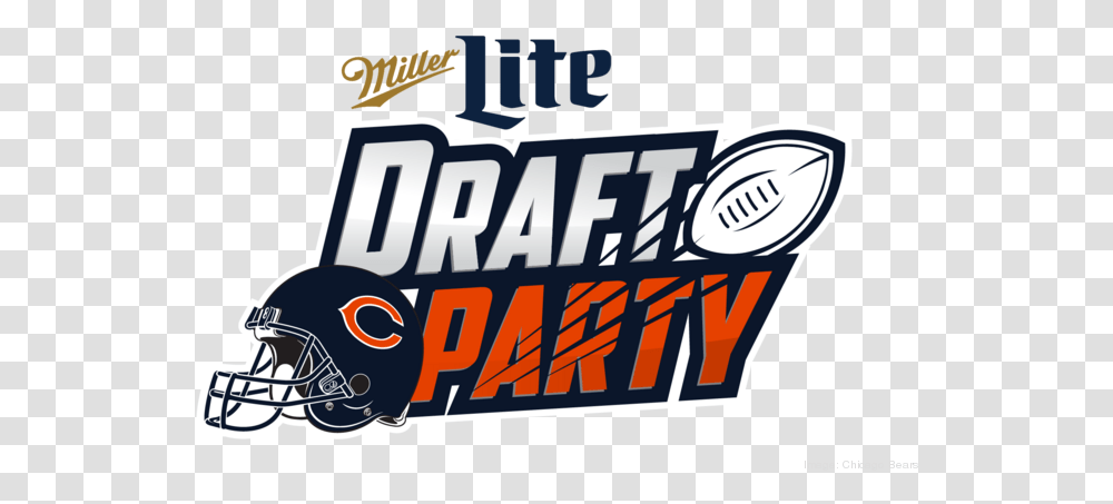 Chicago Bears Still Planning Nfl Draft Party Football Helmet, Clothing, Word, Outdoors, Text Transparent Png