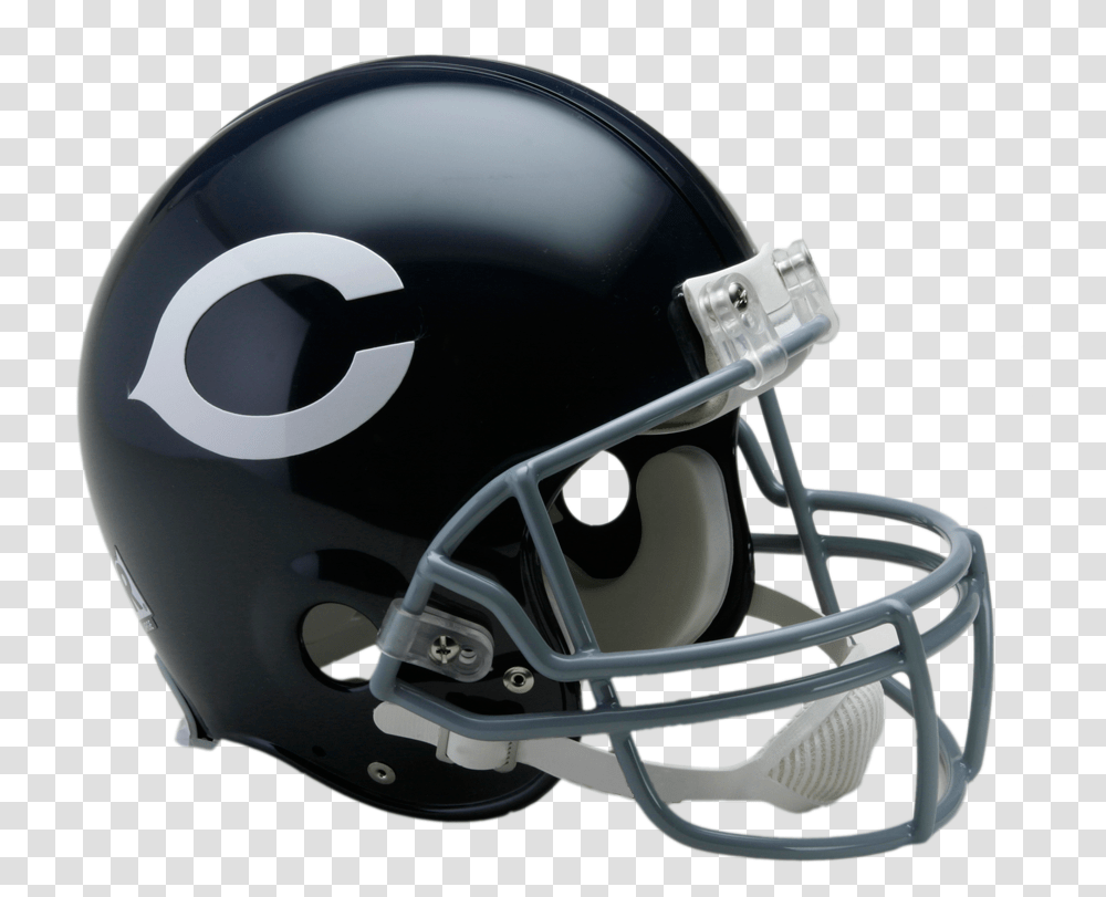 Chicago Bears Vsr4 Authentic Throwback Helmet Football Helmet, Apparel, American Football, Team Sport Transparent Png