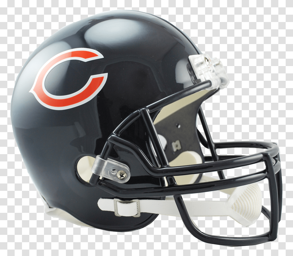Chicago Bears Vsr4 Replica Helmet Football Helmets Texans, Apparel, American Football, Team Sport Transparent Png