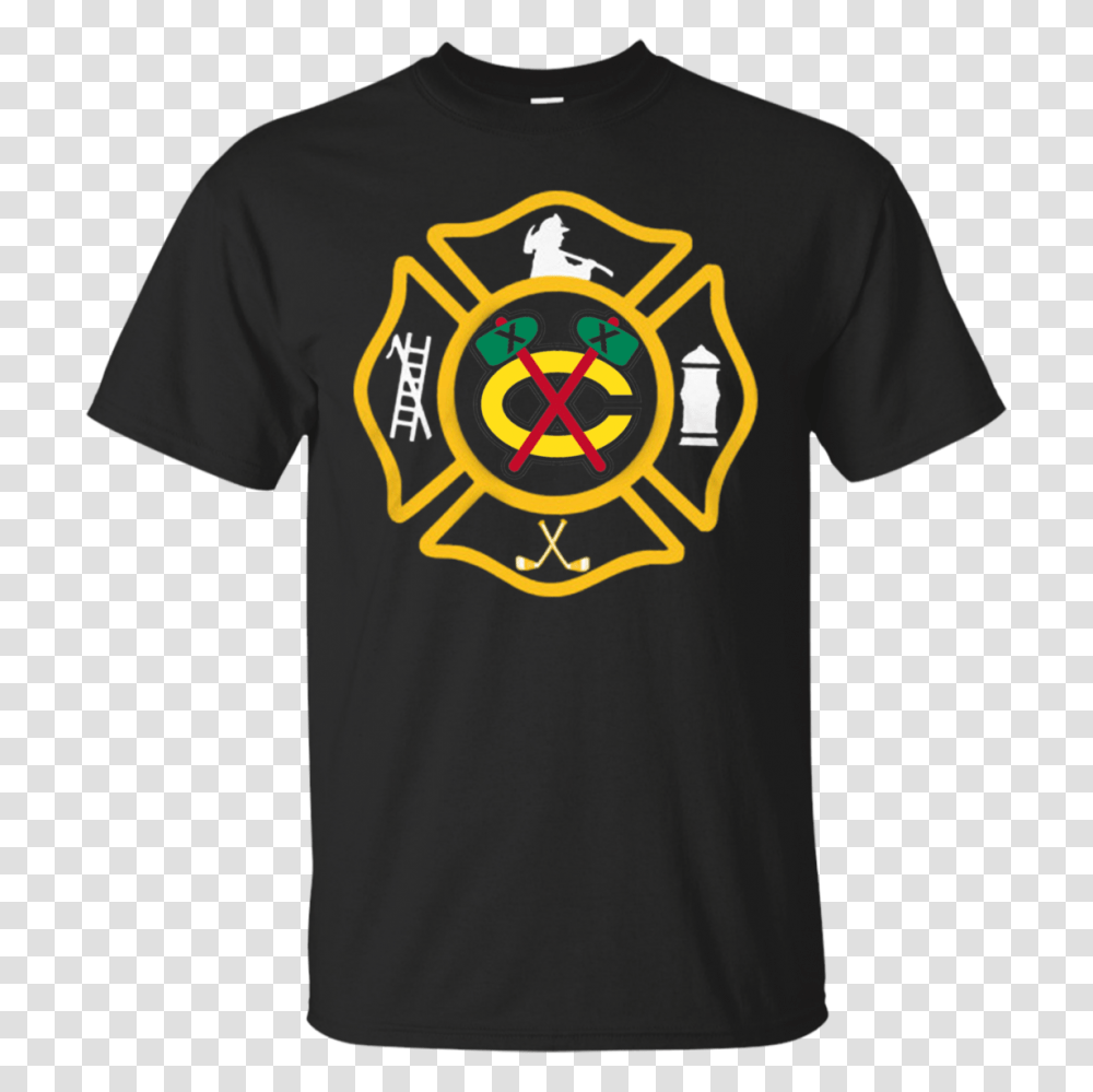 Chicago Blackhawks Firefighter Shirts Chicago Blackhawks Logo, Apparel, T-Shirt Transparent Png