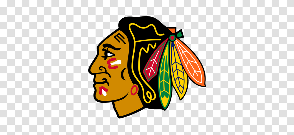 Chicago Blackhawks Logo Stickpng, Floral Design, Pattern Transparent Png