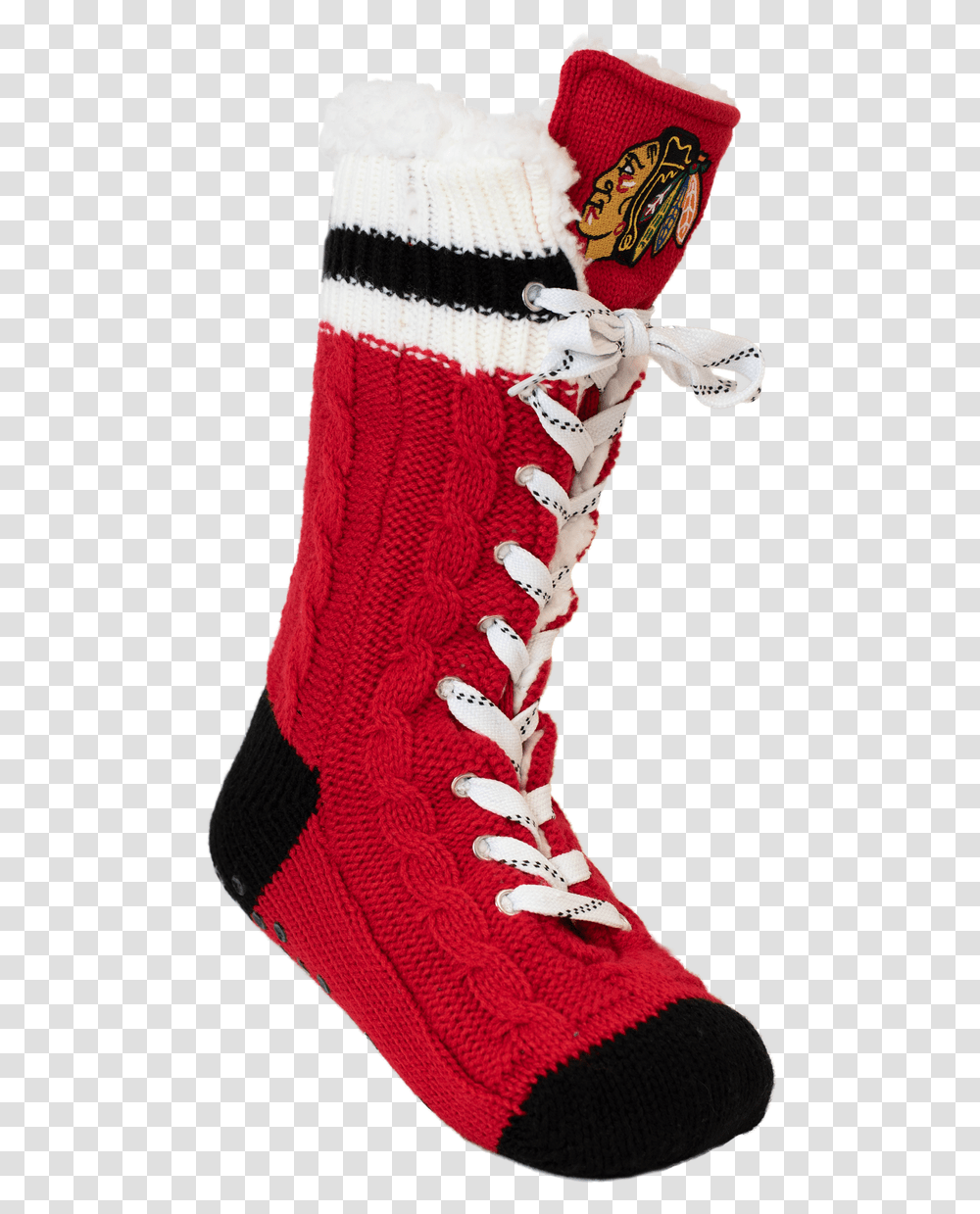 Chicago Blackhawks Nhl Slipper Skates For Teen, Clothing, Apparel, Footwear, Christmas Stocking Transparent Png