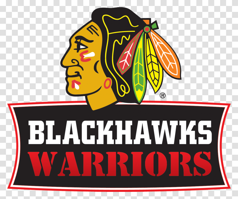 Chicago Blackhawks Warriors, Label, Advertisement, Poster Transparent Png