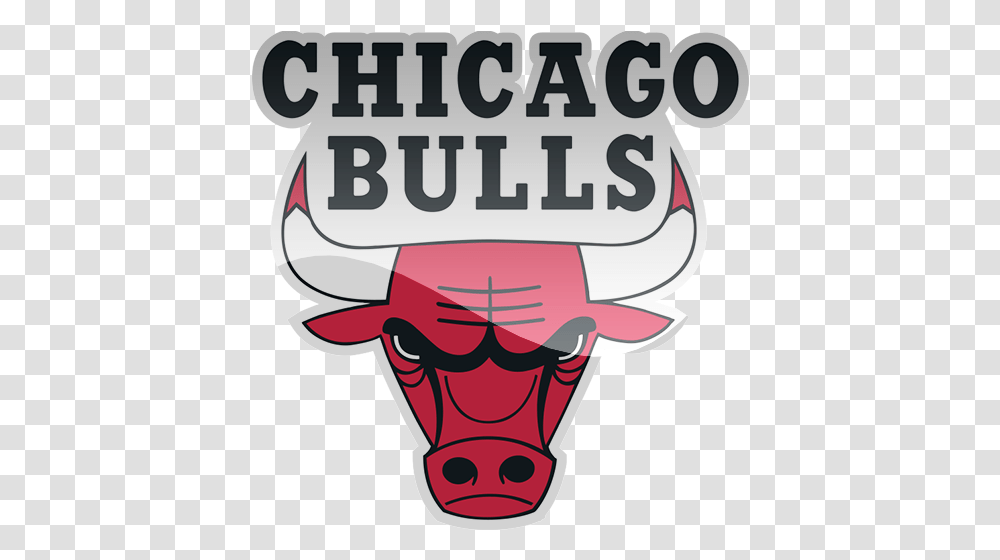 Chicago Bulls Football Logo Chicago Bulls, Text, Label, Poster, Advertisement Transparent Png