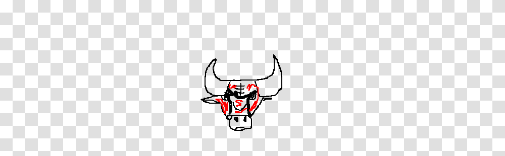 Chicago Bulls Logo Drawing, Label, Stencil Transparent Png