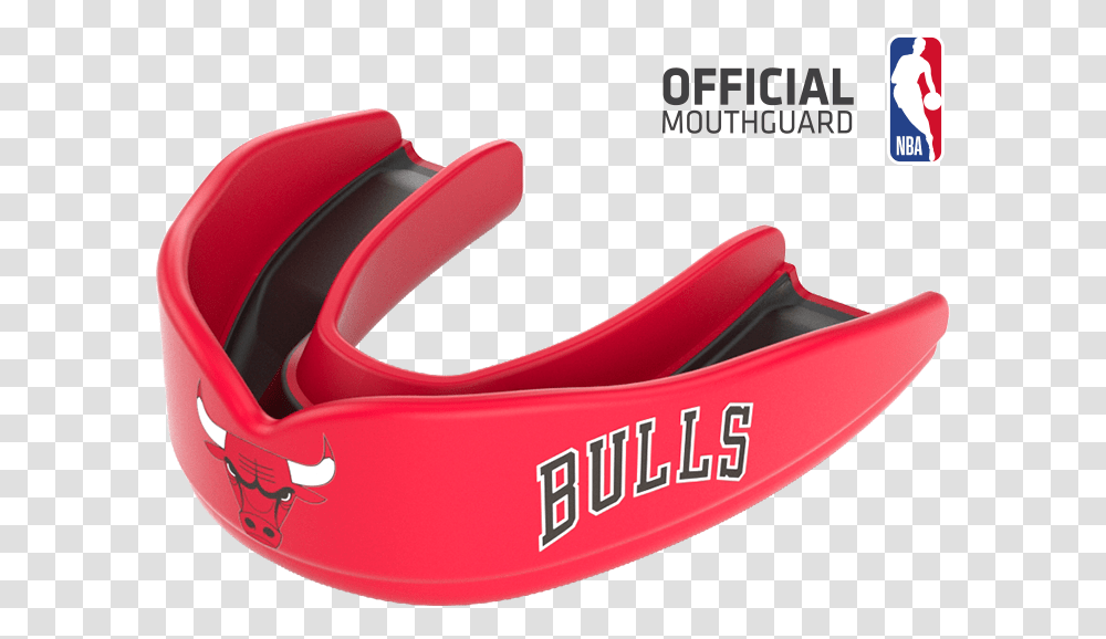 Chicago Bulls Nba Basketball Mouthguard Nba, Clothing, Apparel, Strap, Goggles Transparent Png