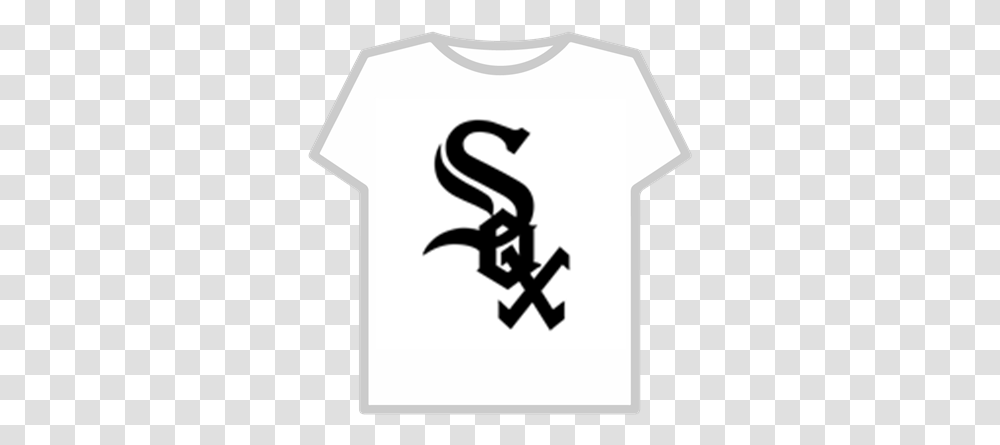 Chicago Bullslogostencili15 Roblox Chicago White Sox Logo Clear, Number, Symbol, Text, Clothing Transparent Png