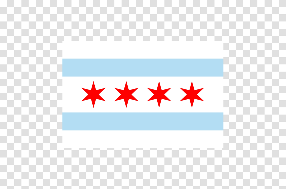 Chicago City Flag Polyester, Star Symbol Transparent Png