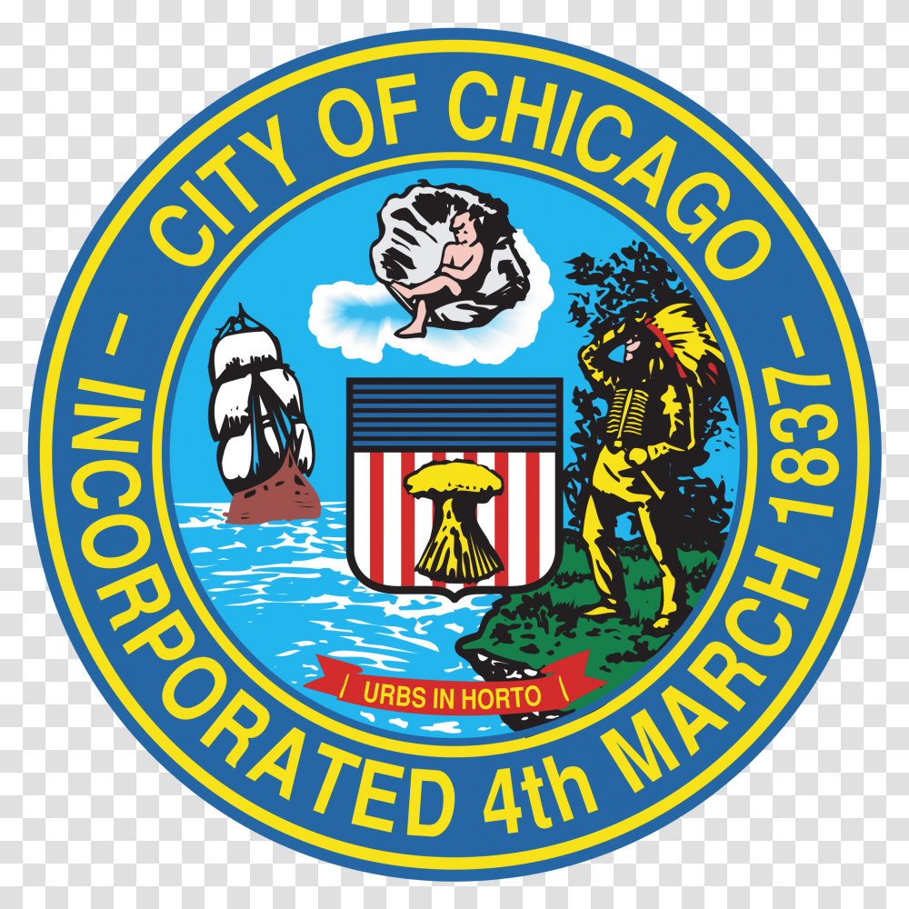 Chicago City Seal Of The City Of Chicago, Logo, Trademark, Badge Transparent Png