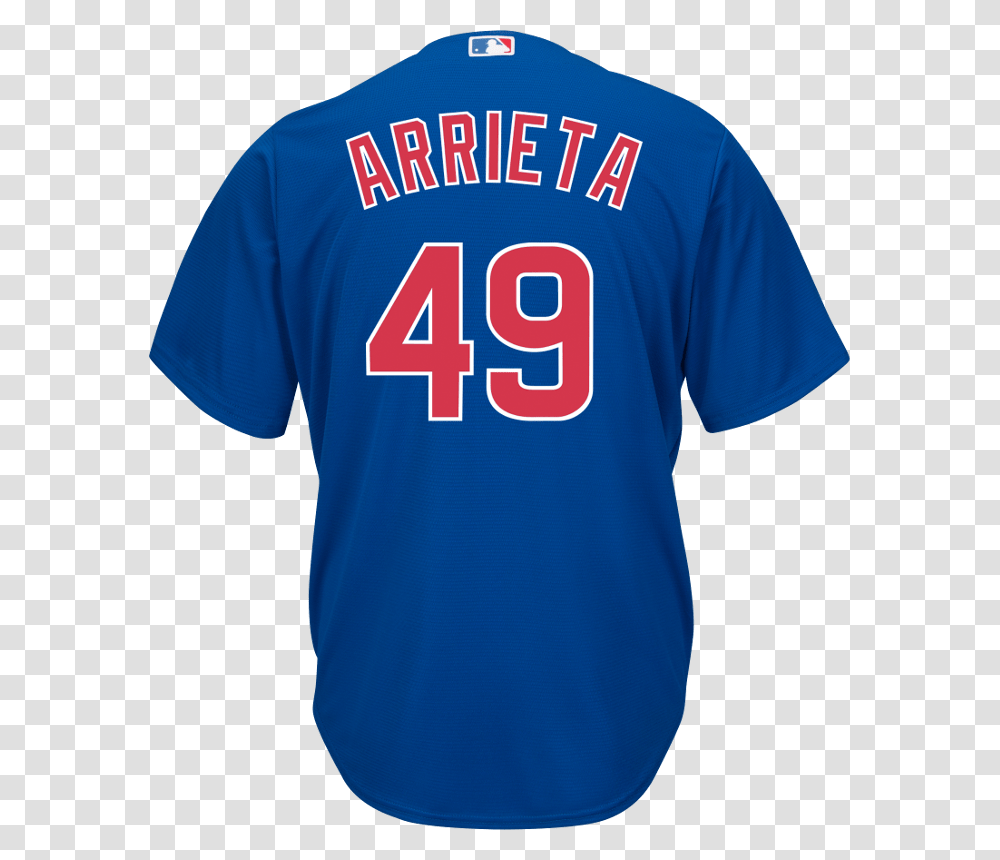 Chicago Cubs Arrieta Jersey Cleveland Indians, Apparel, Shirt, Person Transparent Png