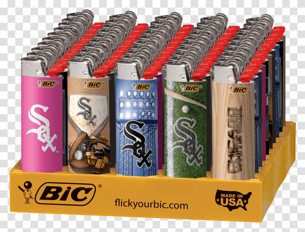 Chicago Cubs Bic Lighters, Box, Label Transparent Png