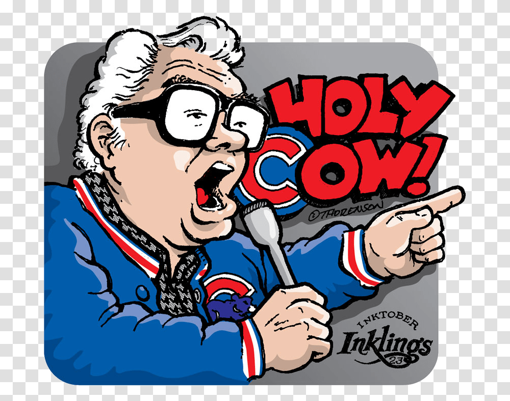 Chicago Cubs Win Clipart Free Cliparts Images On Holy Cow Harry Caray Meme, Person, Outdoors, Karaoke Transparent Png