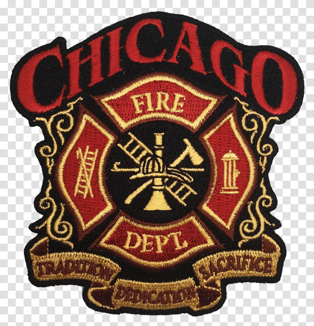 Chicago Fire Department Patches Solid, Rug, Symbol, Logo, Trademark Transparent Png