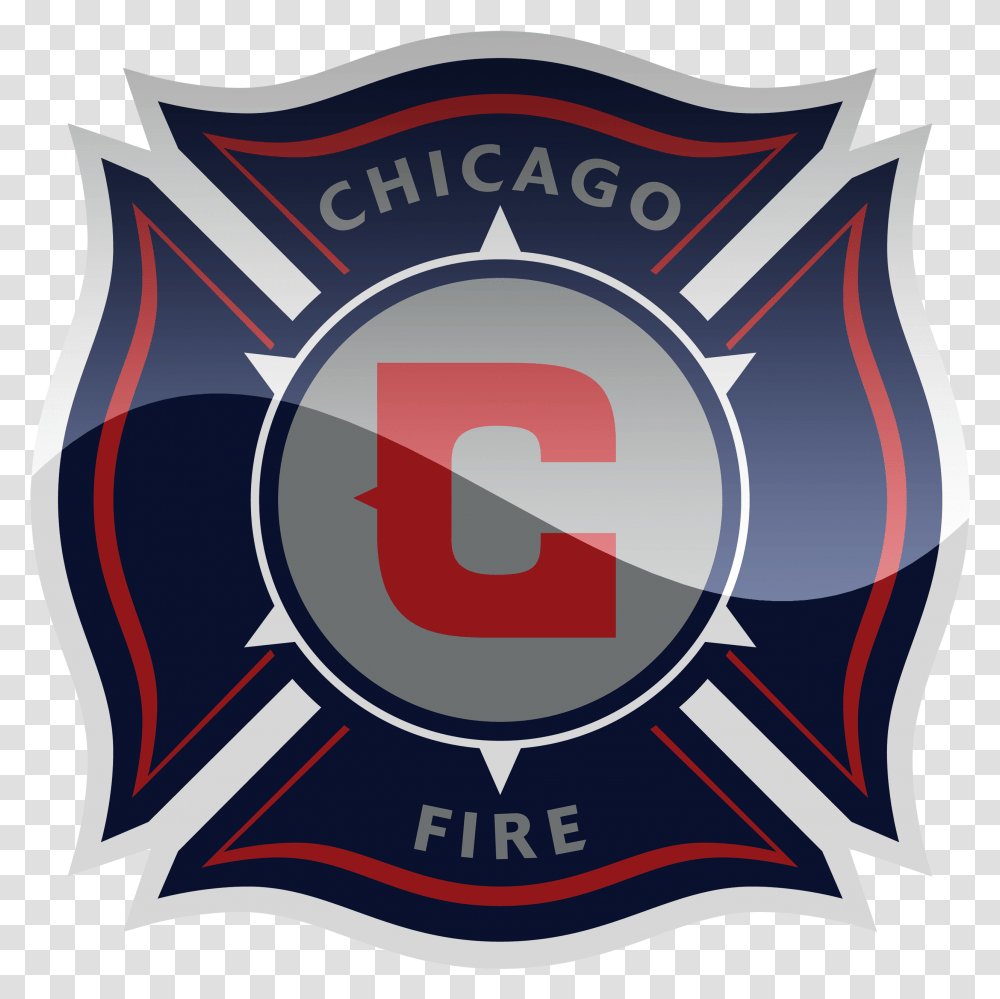 Chicago Fire Fc Hd Logo Football Logos Logo Chicago Fire Fc, Armor, Shield, Symbol, Emblem Transparent Png