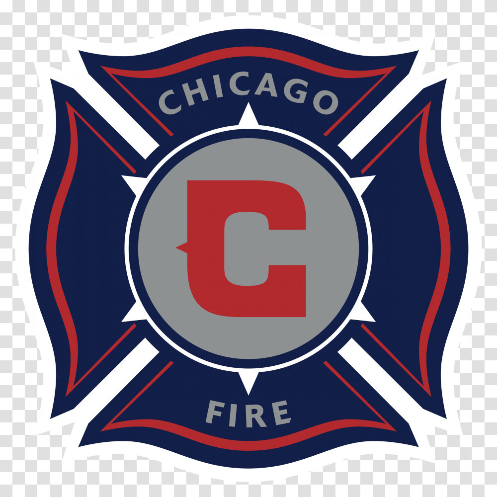 Chicago Fire Fc Logo Chicago Fire Soccer Logo, Trademark, Emblem, First Aid Transparent Png