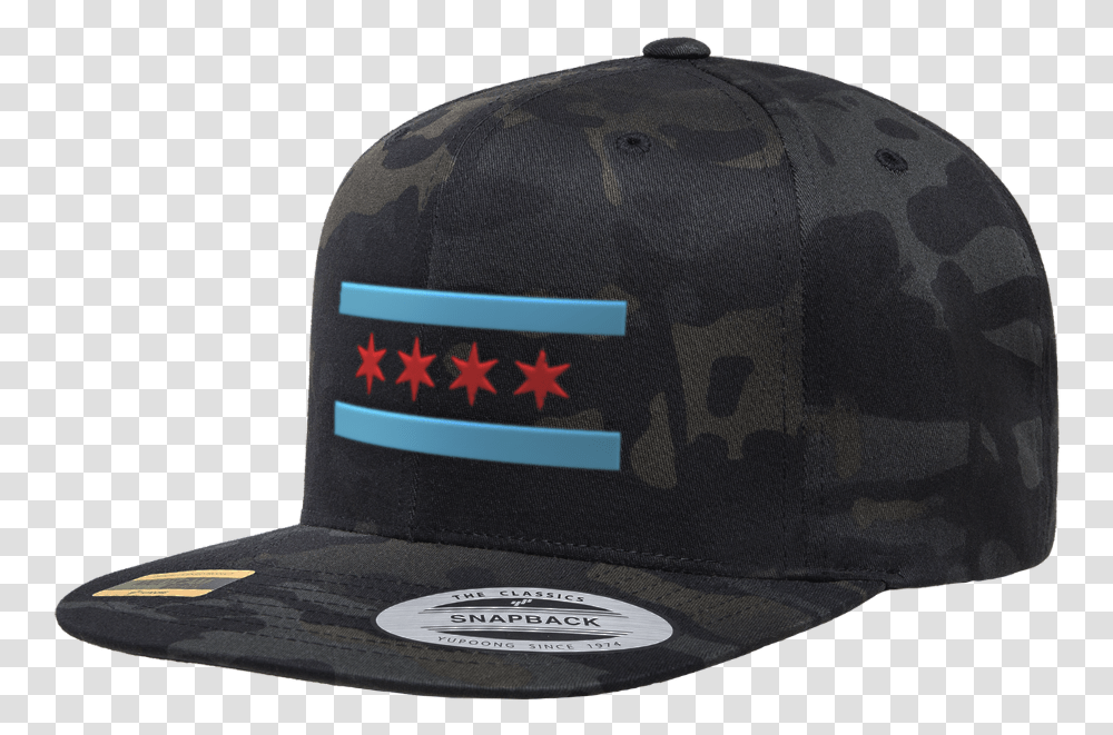 Chicago Flag Snapback Camo Hat 6606mc Baseball Cap, Clothing, Apparel, Helmet, Crash Helmet Transparent Png