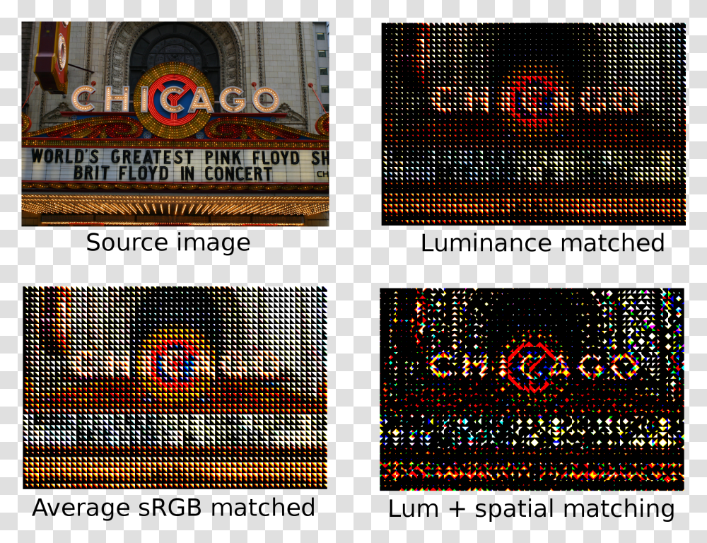Chicago Halftones Cross Stitch, Collage, Poster, Advertisement Transparent Png
