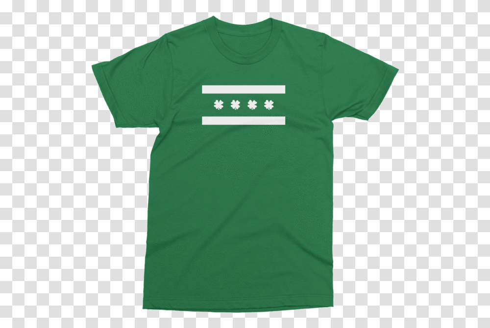 Chicago Irish Flag Active Shirt, Apparel, T-Shirt Transparent Png