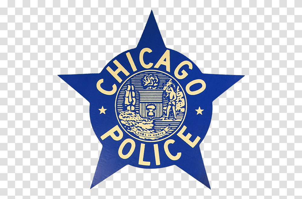 Chicago Police Badge Free Chicago Police Star Logo, Symbol, Trademark, Emblem, Stage Transparent Png