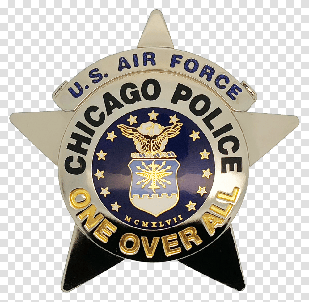 Chicago Police Badge Necklace, Logo, Trademark, Emblem Transparent Png