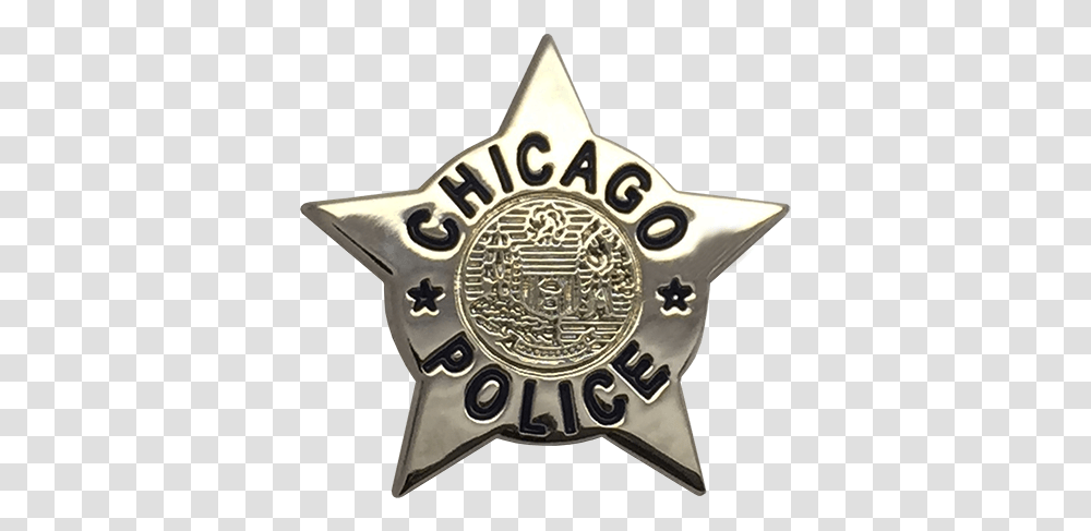 Chicago Police Department Star Lapel Pin Generic 1960's Series Chicago Police Badges, Logo, Symbol, Trademark, Cross Transparent Png