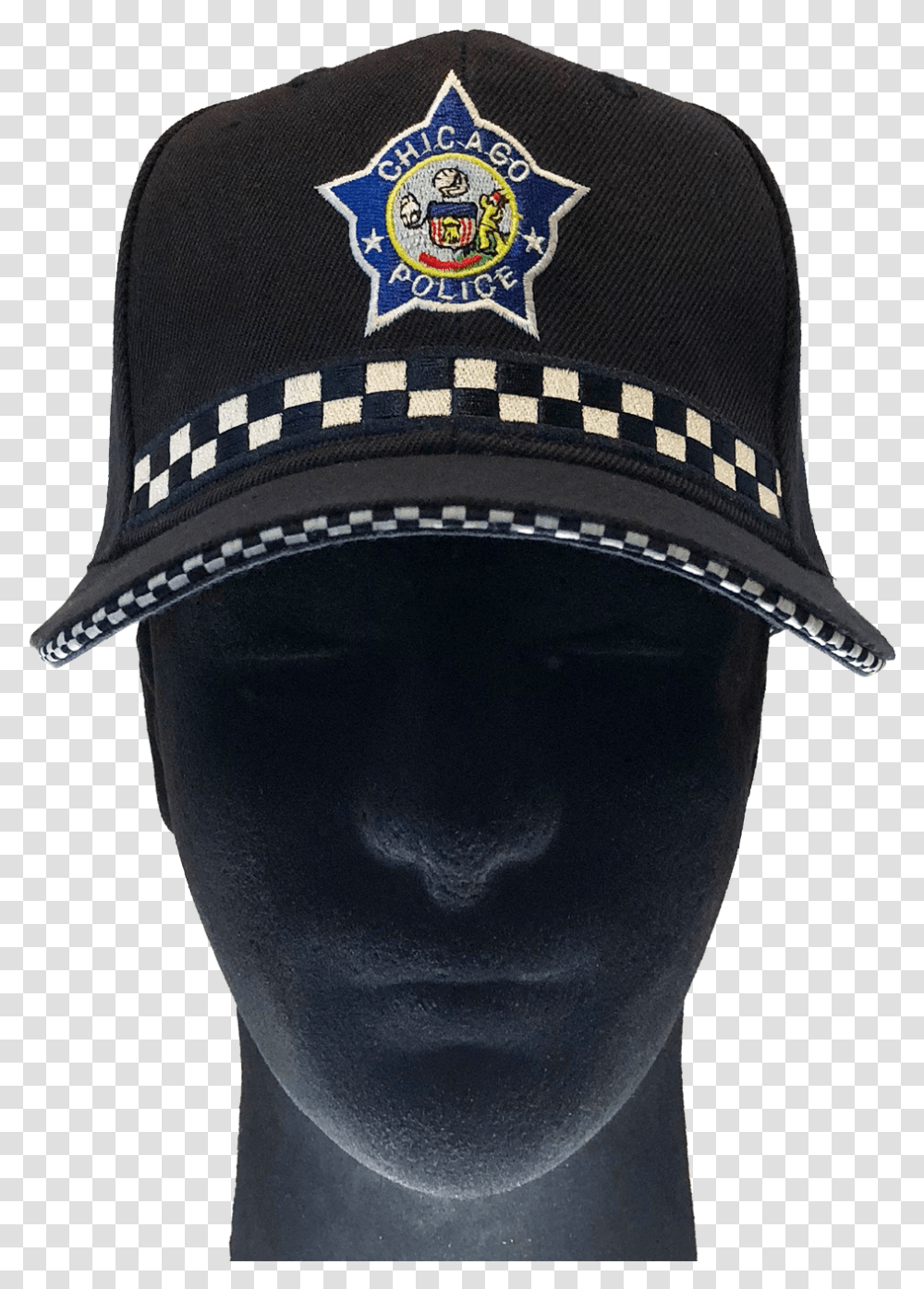 Chicago Police High Crown Baseball Cap Police Uniform With Cap, Clothing, Apparel, Hat Transparent Png