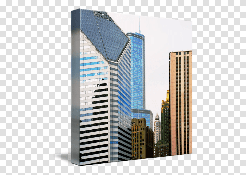 Chicago Skyline, Office Building, High Rise, City, Urban Transparent Png