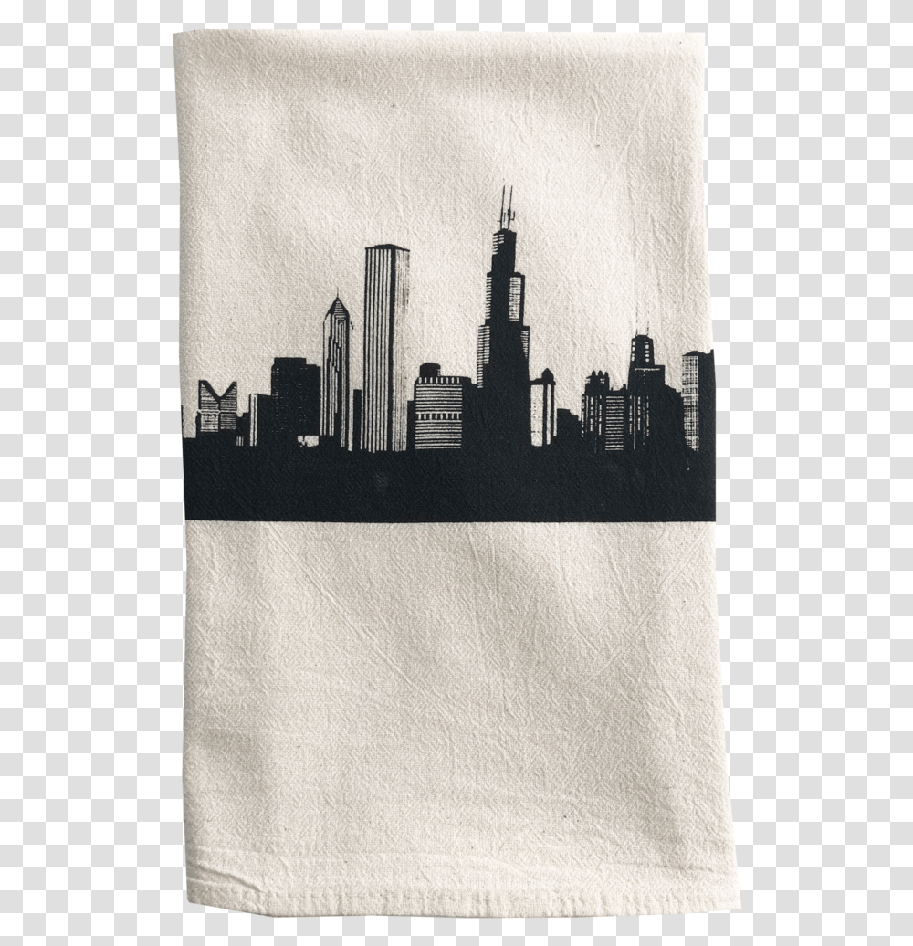 Chicago Skyline, Rug, Towel, Paper, Poster Transparent Png