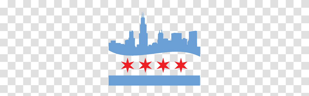 Chicago Skyline, Star Symbol, Cross, Lighting Transparent Png