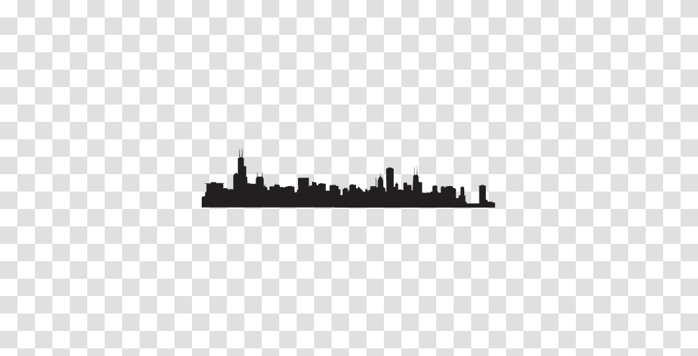Chicago Skyline Wall Wall Art Decal, Watercraft, Vehicle, Transportation, Vessel Transparent Png
